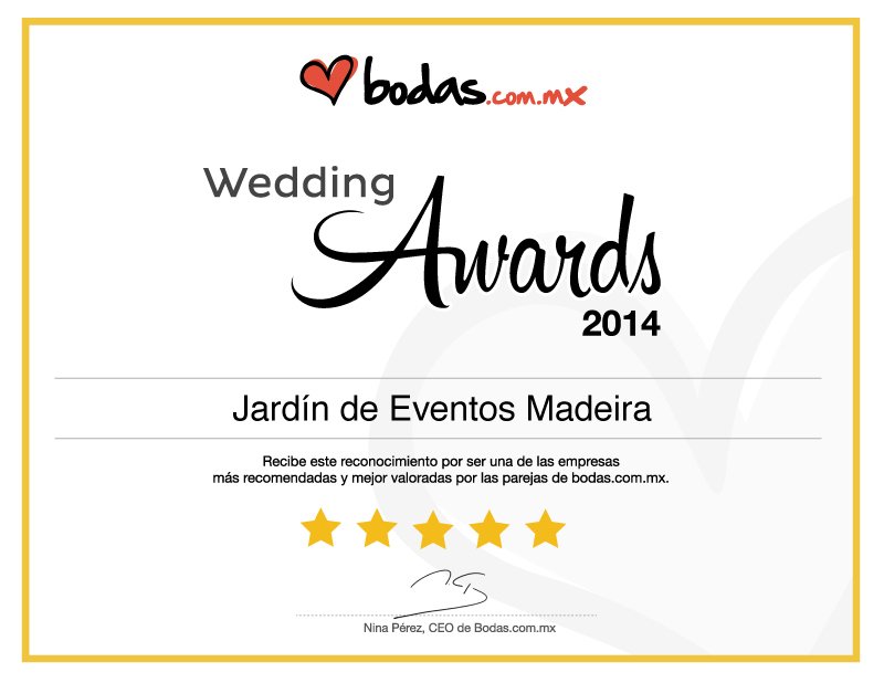 Jardin eventos madeira tepotzotlan wedding award