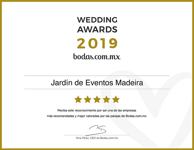 Jardin eventos madeira tepotzotlan wedding award