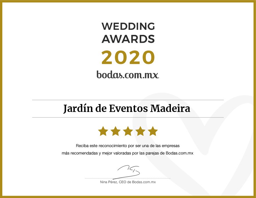 Jardin eventos madeira tepotzotlan wedding award