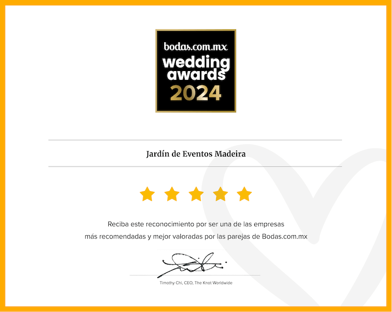 Jardin eventos madeira tepotzotlan wedding award